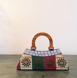 Vintage Multi Color Evening Clutch